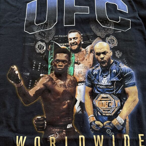 BIG & TALL UFC Worldwide Graphic TShirt Size 2XL Black 2024 - Picture 2 of 6